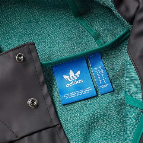 Adidas EQT Rain Jacket Black & Sub Green .